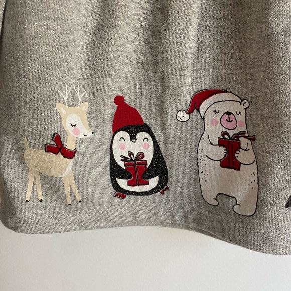 🛎️ Clearance Koton Baby Girl Winter is Magic Dress 9-12 Months - Picture 2 of 6